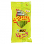&Uuml;hekordsed raseerijad Bic Pure3 lady 4+2tk