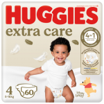 M&auml;hkmed Huggies Extra Care 4 8-16kg 60tk