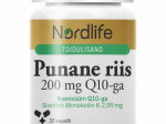 Nordlife Punane Riis 200mg Q10 kapslid N30