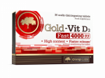 OlimpLabs Gold-Vit D3 4000IU Fast N30