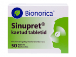 SINUPRET KAETUD TBL 6MG+18MG+18MG+18MG+18MG N50