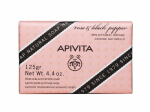 Apivita Natural Soap With Rose & Black Pepper kooriv seep 125 g