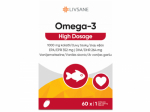 Livsane Omega-3 High Dosage kala&otilde;li kapslid 1000mg tugevatoimeline N60