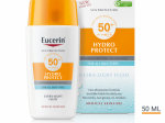 Eucerin Sun Hydro Protect &uuml;likerge p&auml;ikesekaitseemulsioon n&auml;ole SPF50+ 50 ml