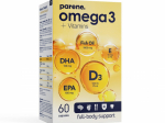 Parene Omega-3 + D3 ja E vitamiinid kapslid N60