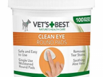 Vets Best koera/kassi silmapuhastuslapid n&auml;pule N100