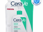 CeraVe Foaming Cleanser n&auml;o ja keha pesugeel segat&uuml;&uuml;pi ja rasusele nahale t&auml;itepakend 473 ml