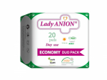 Lady Anion Duo anioonriba ja tiivakestega h&uuml;gieenisidemed N20