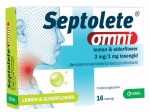 SEPTOLETE OMNI LEMON & ELDERFLOWER LOSENG 3MG+1MG N16