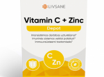 Livsane Vitamiin C + Tsink tbl pikatoimeline N60