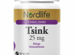 Nordlife Tsink 25mg tabletid N60