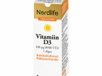 Nordlife Vitamiin D3 tilgad 4000IU 10 ml