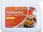 FITS Kurkum Strong 2500mg ingveriga ja musta pipraga N60