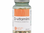 Natura Media D vitamiini &otilde;likapslid 50mcg 2000IU N200
