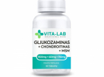 VITA-LAB Gl&uuml;koosamiin + Kondroitiin + MSM tabletid N90
