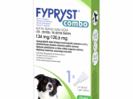 FYPRYST COMBO T&Auml;PILAHUS 134MG+120.6MG KOER 10-20KG 1.34ML N1