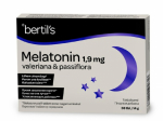 Bertils Melatonin 1,9 mg Valeriana & Passiflora N30