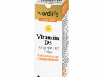 Nordlife Vitamiin D3 tilgad 11,5mcg 10 ml