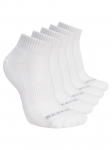 SKECHERS - Unisex-sokid, Skechers 5-pakk Unisex 1/2 Terry Qtr Crew S602095-100