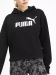 PUMA - Naiste kapuutsiga dressipluus, ESS CROPPED LOGO HOODIE