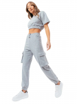 JUSTHYPE - Naiste p&uuml;ksid, Justhype Sweat Crop T-Shirt-Cargo Joggers LABON004