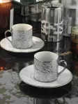 K&Uuml;TAHYA PORSELEN - Tass ja taldrik, 90 ml, 4 tk.