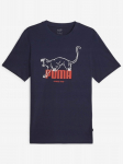 PUMA - Meeste l&uuml;hikeste varrukatega T-s&auml;rk, GRAPHICS ANIMAL TEE