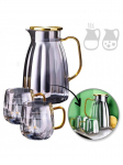 ECARLA - Kannu (1600 ml), tassid (2x350 ml)