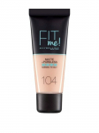 MAYBELLINE - Make-up Foundation FIT ME (104 SOFT IVORY), 30 ml