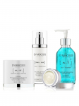 SYMBIOSIS - Puhastav/v&otilde;imendav puhastusgeel (120 ml), pinguldav/l&auml;ikendav n&auml;oseerum (30 ml), pinguldav/l&auml;ikendav silmaseerum (10 ml) jne.