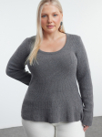 TRENDYOL PLUS SIZE - Naiste kampsun