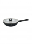 SWISS HAUS - Pressitud alumiiniumist wok klaasist kaanega, 30&times;8 cm