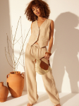 TRENDYOL - Naiste vest , 100% lina