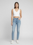 RESERVED - Naiste Crop Top T-s&auml;rk linasest materjalist