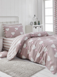 EPONJ HOME - Voodipesu komplekt koos voodilinaga, 160x220 cm, 3 tk.