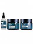 DR. BOTANICALS - H&uuml;aluroonhappe p&auml;evakreem (60 ml), silmaseerum (15 ml) ja mask (60 ml).