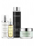 SYMBIOSIS - Micellar Cleansing Water (200 ml), Revitalising/Firming Serum (30 ml), Facial Oil for mature skin (30 ml) jne.