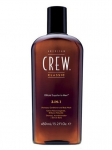 American Crew - &Scaron;ampoon 3in1 meestele, 450 ml