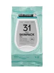 VT COSMETICS - Niisutavad ja v&auml;rskendavad n&auml;opuhastuslapid aasia tsentellaga SKIN MASK PACK MILD, 100 tk.