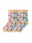 FUNKY STEPS - Naiste sokid, 4 tk.