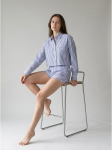 CALVIN KLEIN UNDERWEAR - Naiste p&uuml;ksis&auml;rk, CROPPED POPLIN SHIRT