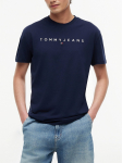 TOMMY JEANS - Meeste l&uuml;hikeste varrukatega T-s&auml;rk,TJM REG LINER LOGO TEE EXT