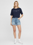 TOMMY HILFIGER - Naiste l&uuml;hikeste varrukatega t-s&auml;rk, CORP LOGO TRAPEZE C-VK TEE