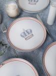 KERAMIKA - Dessertitaldriku komplekt, 6 tk
