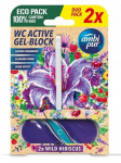 AMBI PUR - WC v&auml;rskendaja ja puhastusvahend AMBI PUR Wild Hibiscus, 2x45 g