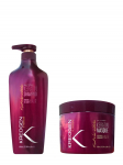KREOGEN - &Scaron;ampoon (800 ml) ja mask (500 ml) keratiiniga v&auml;ga kuivadele/kahjustatud juustele.