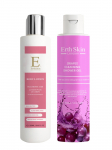 ERTH SKIN LONDON - Viinamarja l&otilde;hnastatud du&scaron;igeel (300 ml) ja h&uuml;aluroonhappe/kollageeni kehakreem (250 ml).