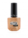 GOLDEN ROSE - GLITTER SHINE Geeliefektiga k&uuml;&uuml;nelakk (206), 10,2 ml