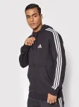 ADIDAS - Meeste t&otilde;mblukk- ja kapuutsiga kampsun, M 3S FT FZ HD
