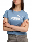 PUMA - Naiste l&uuml;hikeste varrukatega T-s&auml;rk, METALLIC NO.1 LOGO TEE